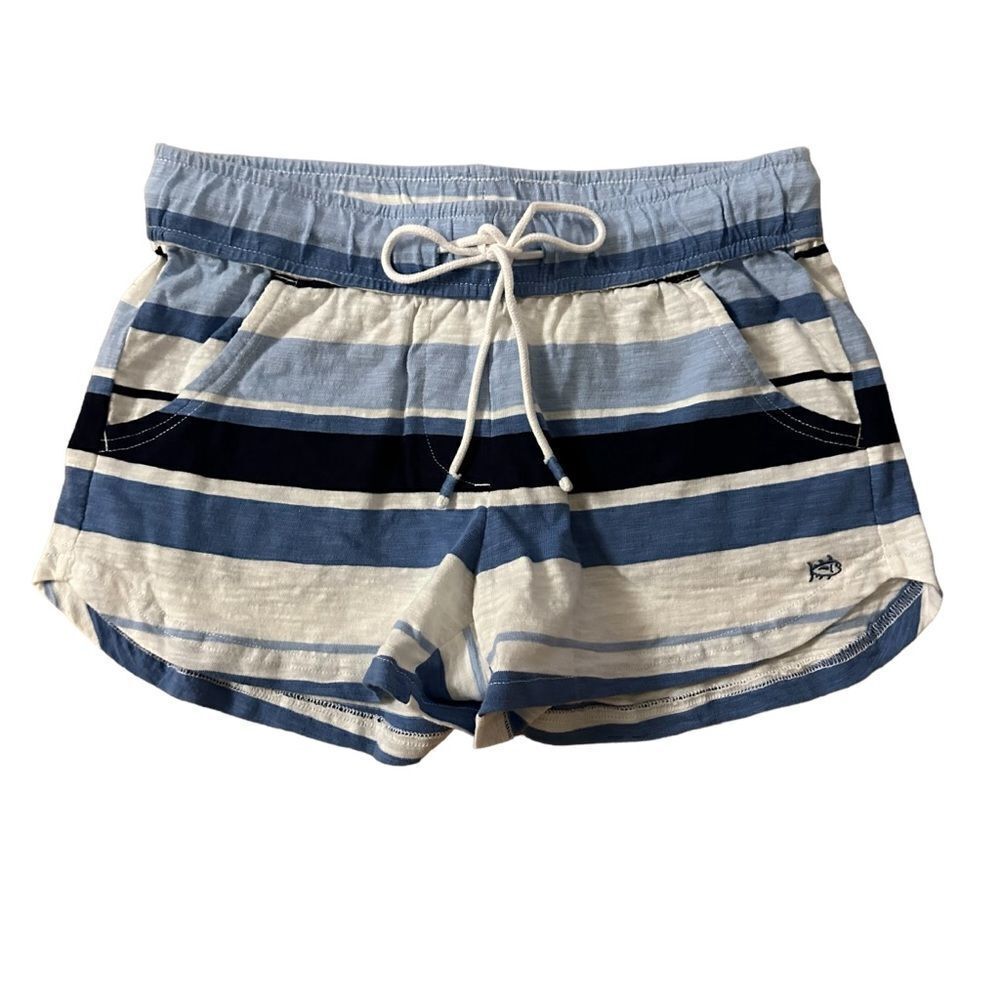 Southern Tide ~ Women’s Nautical Navy Blues Striped Suzie Shorts ~ size XS ~ NWT